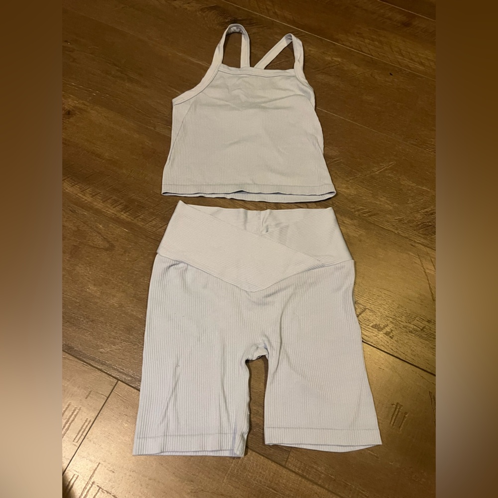 No Boundaries White Tank and Shorts Set